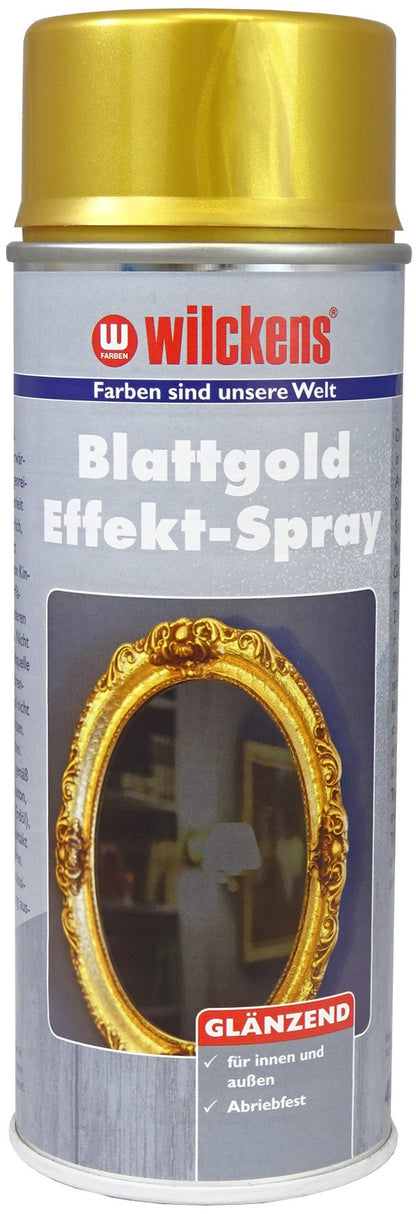 Wilckens Effekt Blattgold Blattsilber Gold Silber Spray 400ml Spraydose Lack