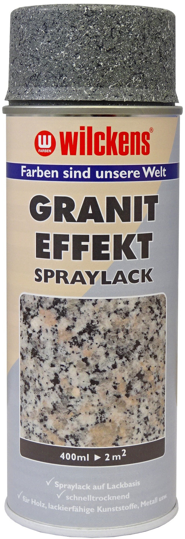 Wilckens Granit Effekt Spray Spraylack Granit-Look Sprühlack 400ml Spraydose
