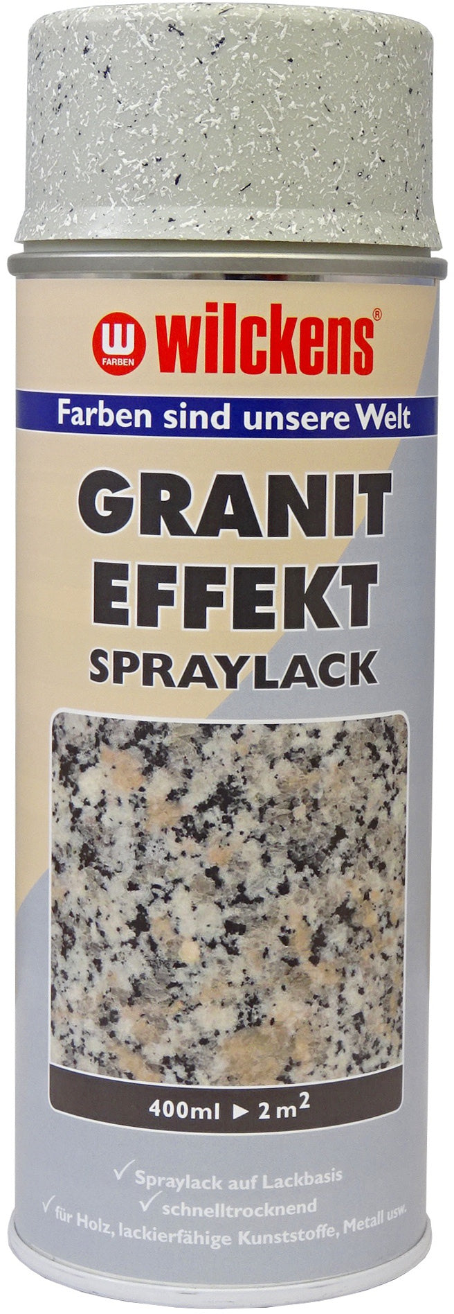 Wilckens Granit Effekt Spray Spraylack Granit-Look Sprühlack 400ml Spraydose