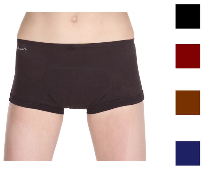 Adira Damen Baumwolle Menstruation Inkontinenz Slip Panty Hotpants Periode Hose