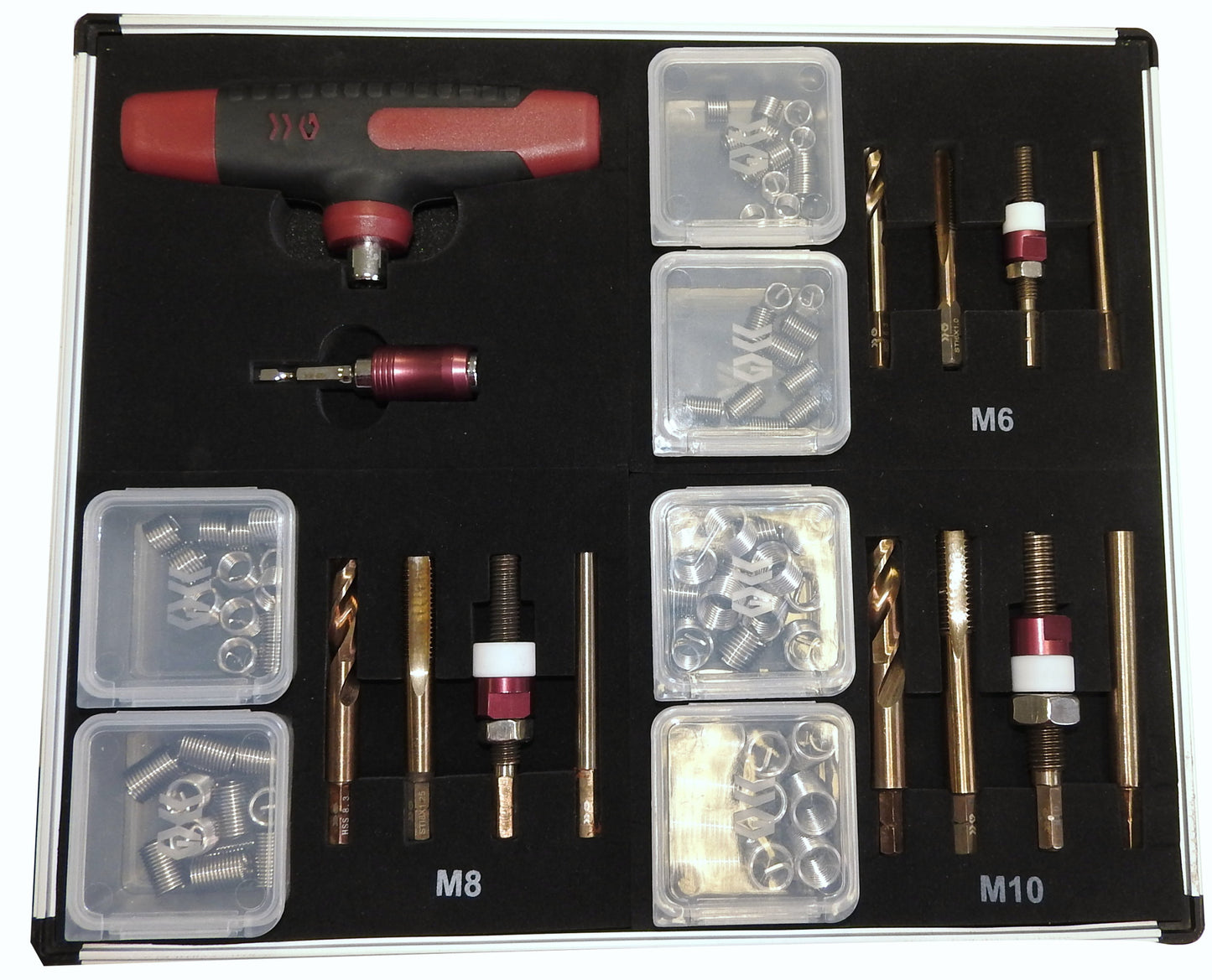 Profi Gewinde Reparatur Set Helicoil Gewindeschneider M3 - M12 Gewindehülse