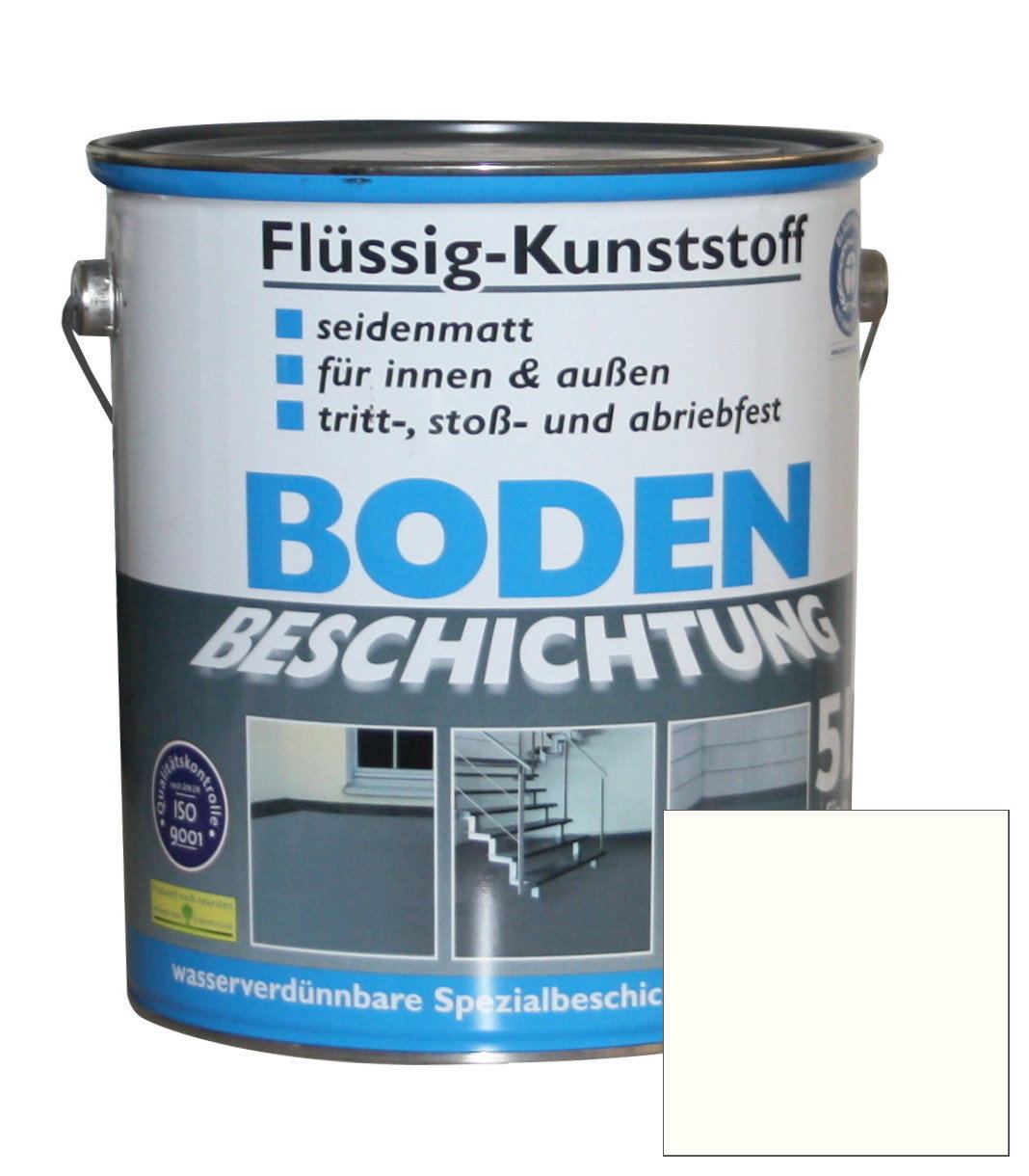 Flüssig Kunststoff 5L Bodenbeschichtung 50m² Betonfarbe Beton Beschichtung