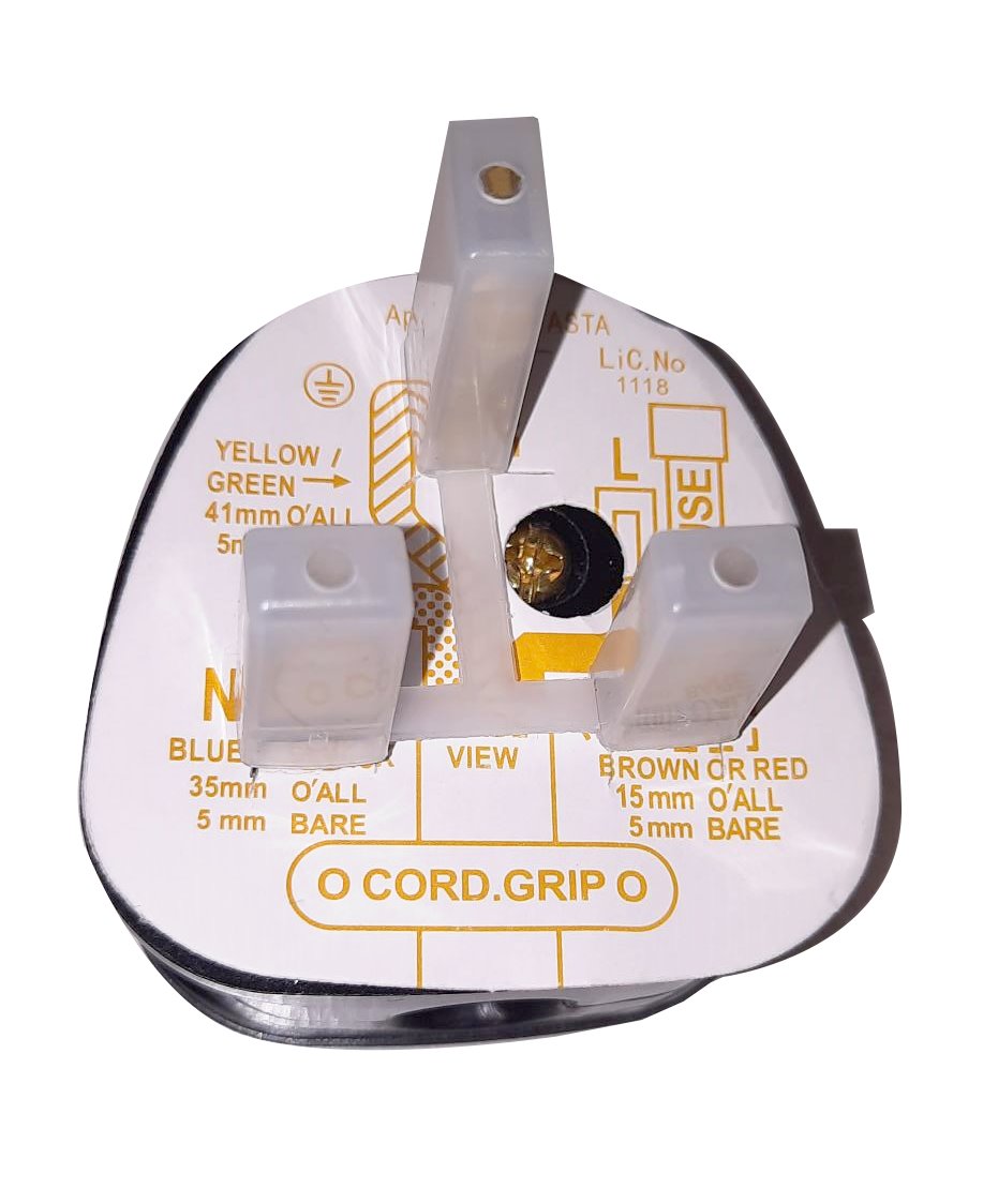 Netzstecker UK 3 Pin 13A 230V GB England Stecker 3-polig Schraubkontakt Plug
