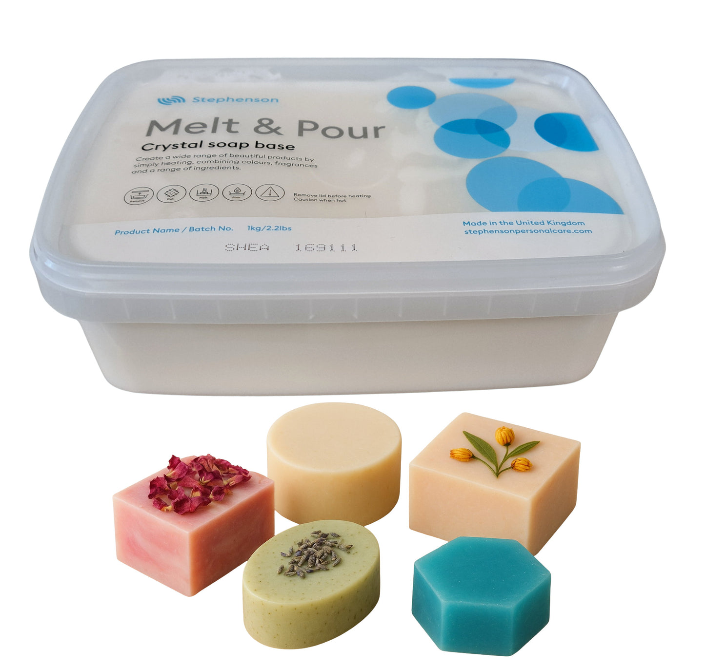 Rohseife Sheabutter Seifenbasis 1kg Seifenherstellung transparent Seife Basis