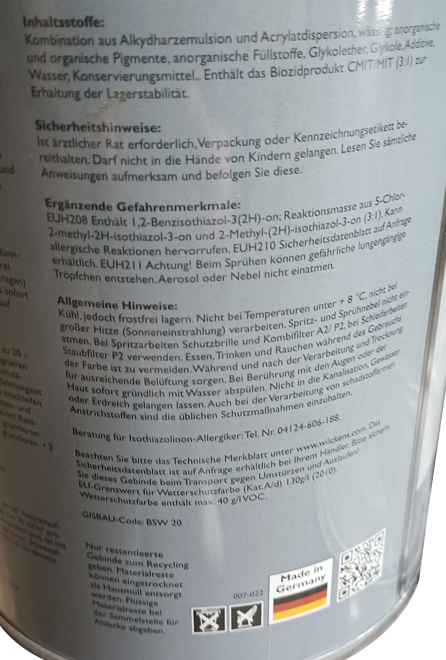 Wilckens 2,5l Wetterschutzfarbe Laubgrün Holzdeckfarbe Holzfarbe Anstrich