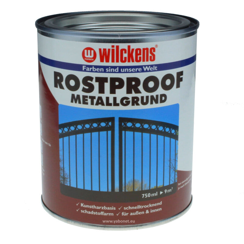 Wilckens ROSTPROOF METALLGRUND Rostschutz Primer Grundierung 750ml