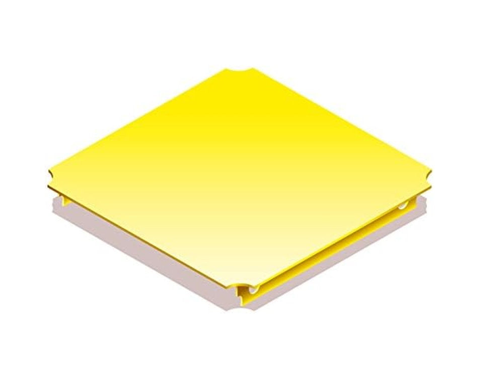 Ersatzteil Platte gelb 40x40 Ersatzplatte Bauteil f. Quadro Klettergerüst System
