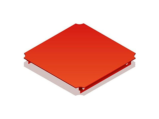quadro Ersatzteil Platte Rot 40x40 Ersatzplatte Bauteil für Quadro Klettergerüst