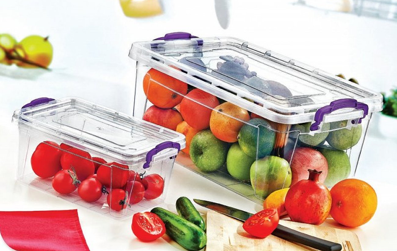 3x 5L Klick Vorratsdose Frischhaltedose Set Aufbewahrung Mehrzweck Gefrierdose