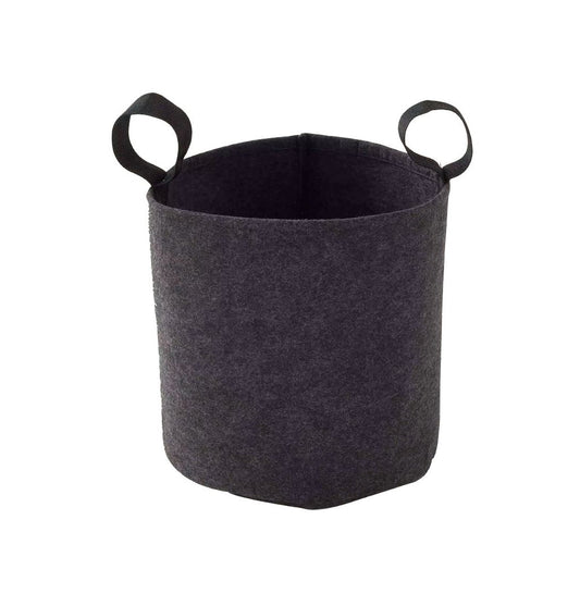 Filz Pflanztasche Ø 25cm Pflanzgefäß Pflanzbeutel Pflanzkübel Pflanzsack grau