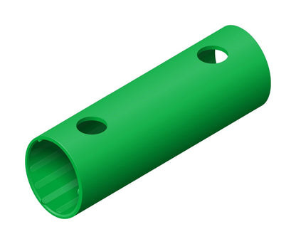 Ersatzteil Rohr kurz grün 15cm Rohr Bauteil für Quadro Klettergerüst System