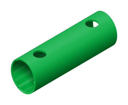 Ersatzteil Rohr kurz grün 15cm Rohr Bauteil für Quadro Klettergerüst System