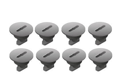 Ersatzteil Schrauben groß schwarz 8 Stück für Quadro Klettergerüst System