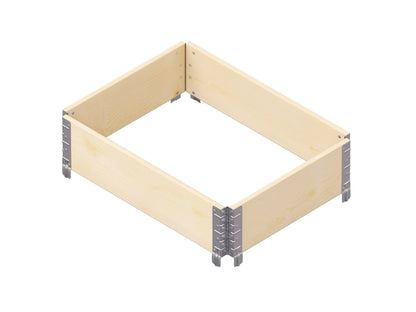 Palettenrahmen Aufsatzrahmen Hochbeet Gartenbeet Holz Hochbeet Beetumrandung
