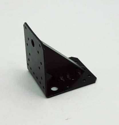 Stahl Winkel 100x90mm 3mm schwarz verstärkt Schwerlast Träger Schienenkonsole