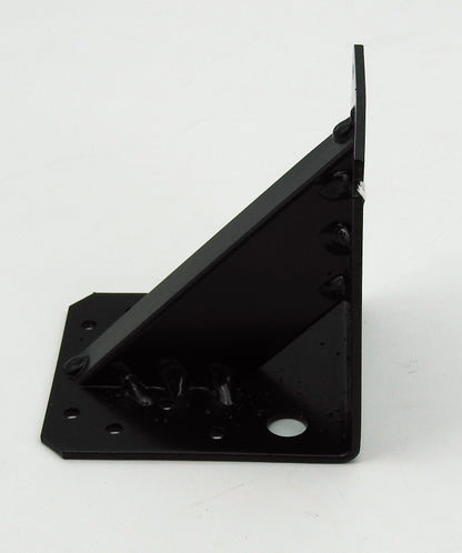 Stahl Winkel 100x90mm 3mm schwarz verstärkt Schwerlast Träger Schienenkonsole