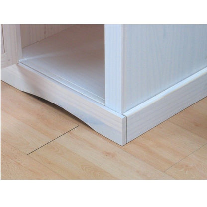 2x Nachtschrank New Mexiko Mexico Nachttisch Nachtkonsole Schrank weiß