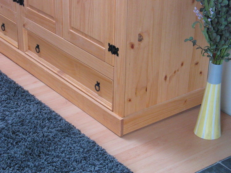 5trg Kiefer Mexico Kleiderschrank New Mexiko massiv Schlafzimmer Schrank natur