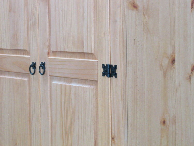 5trg Kiefer Mexico Kleiderschrank New Mexiko massiv Schlafzimmer Schrank natur