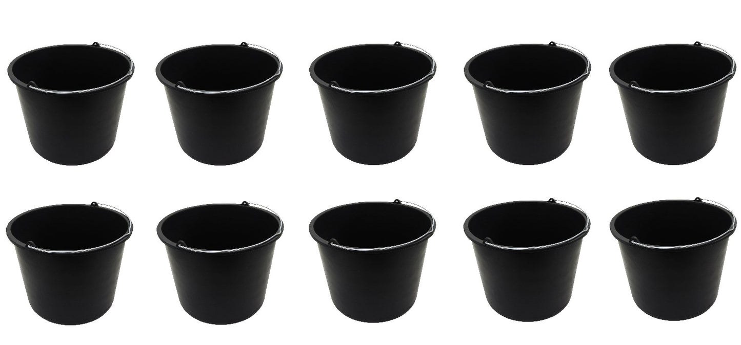 10x Baueimer Mörteleimer 20l Maurerbütt Eimer Putzeimer Wassereimer Maurereimer