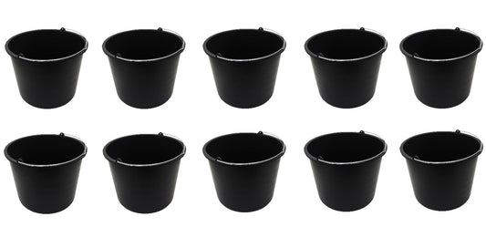10x Baueimer Mörteleimer 20l Maurerbütt Eimer Putzeimer Wassereimer Maurereimer
