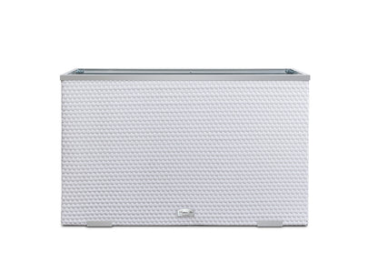 XL Polyrattan Pflanzgefäß 100cm Pflanzkübel Blumentopf Kübel Übertopf Hochbeet
