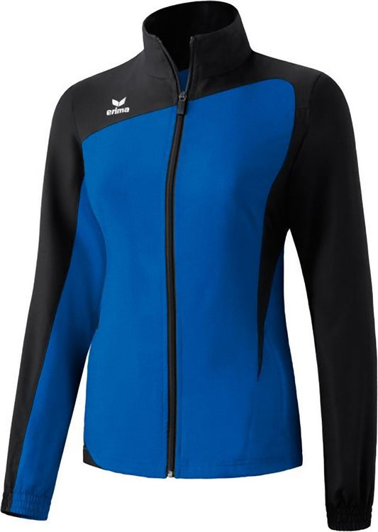 Erima Damen Präsentationsjacke Club 1900 Trainingsjacke Sport Jacke blau schwarz