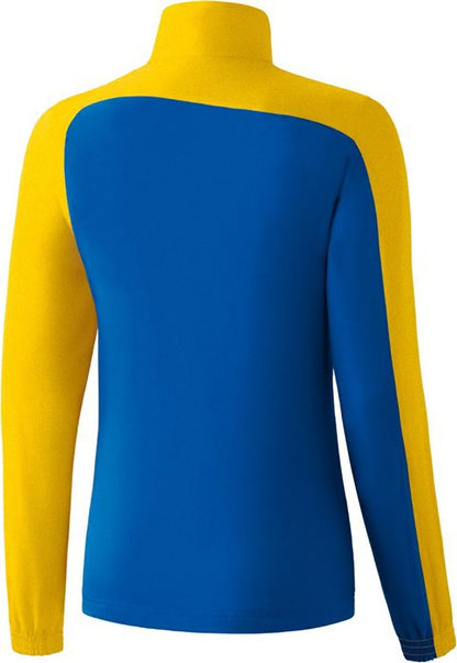 Erima Damen Jacke blau gelb Club 1900 Sportjacke Trainingsjacke Sport Teamjacke