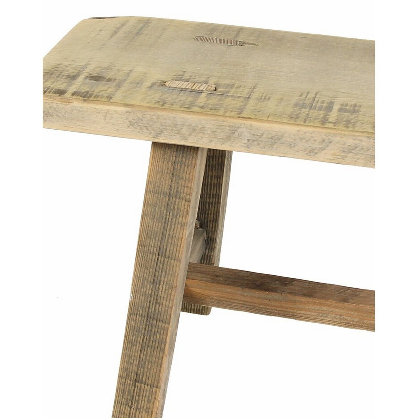 Dekobank Vintage Shabby Used-Look Bank Holz rustikal Blumenbank Deko Holzbank