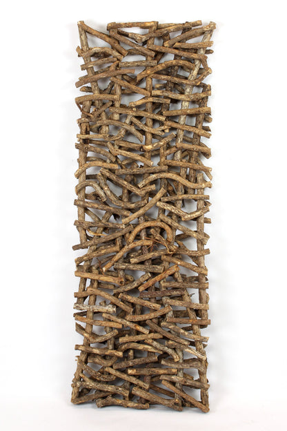 Holz-Deko Raumteiler Paravent Skulptur Natur Schmuck Holz Wand Deko Bild Rattan