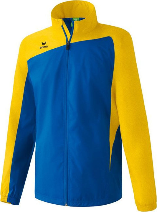 Erima Regenjacke Club 1900 blau gelb Sportjacke Trainingsjacke Sport Regen Jacke