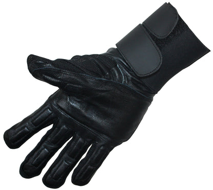 Leder Anti-Vibrationshandschuhe Mechaniker Handschuhe Sport Motorrad Motorcross
