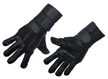 Leder Anti-Vibrationshandschuhe Mechaniker Handschuhe Sport Motorrad Motorcross