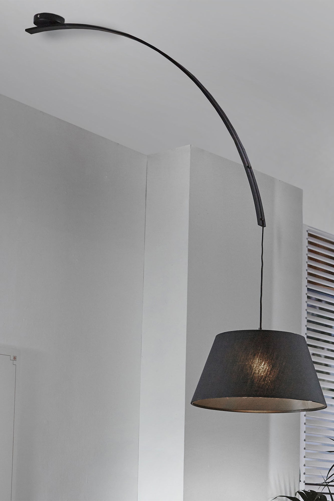 Hängeleuchte 45 x 125 cm schwarz Standleuchte Standlampe Lampe Leuchte