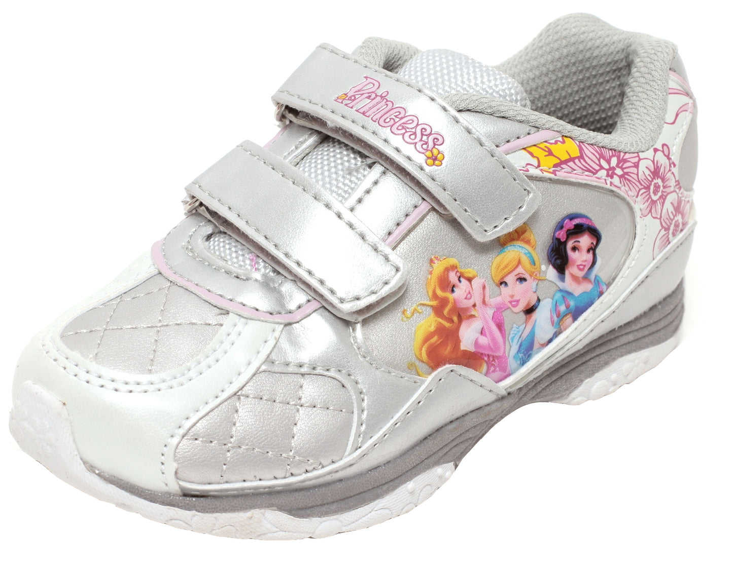 Disney Princess Mädchen Sneaker Freizeit Schuhe Prinzessin Kinderschuhe silber
