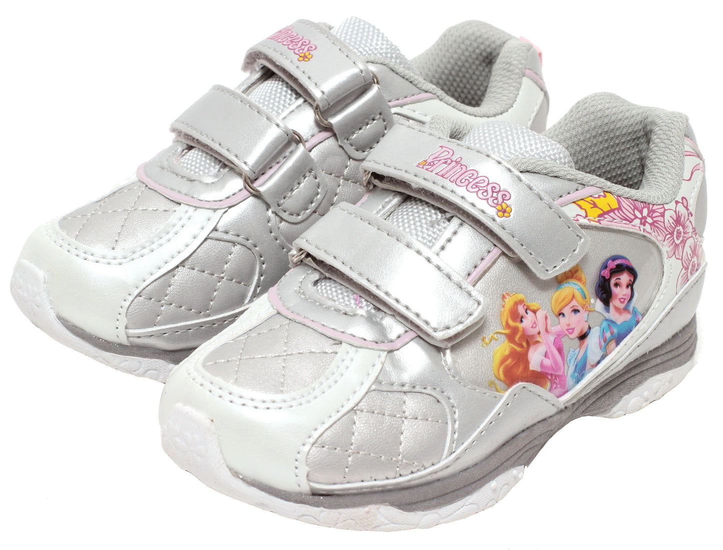 Disney Princess Mädchen Sneaker Freizeit Schuhe Prinzessin Kinderschuhe silber