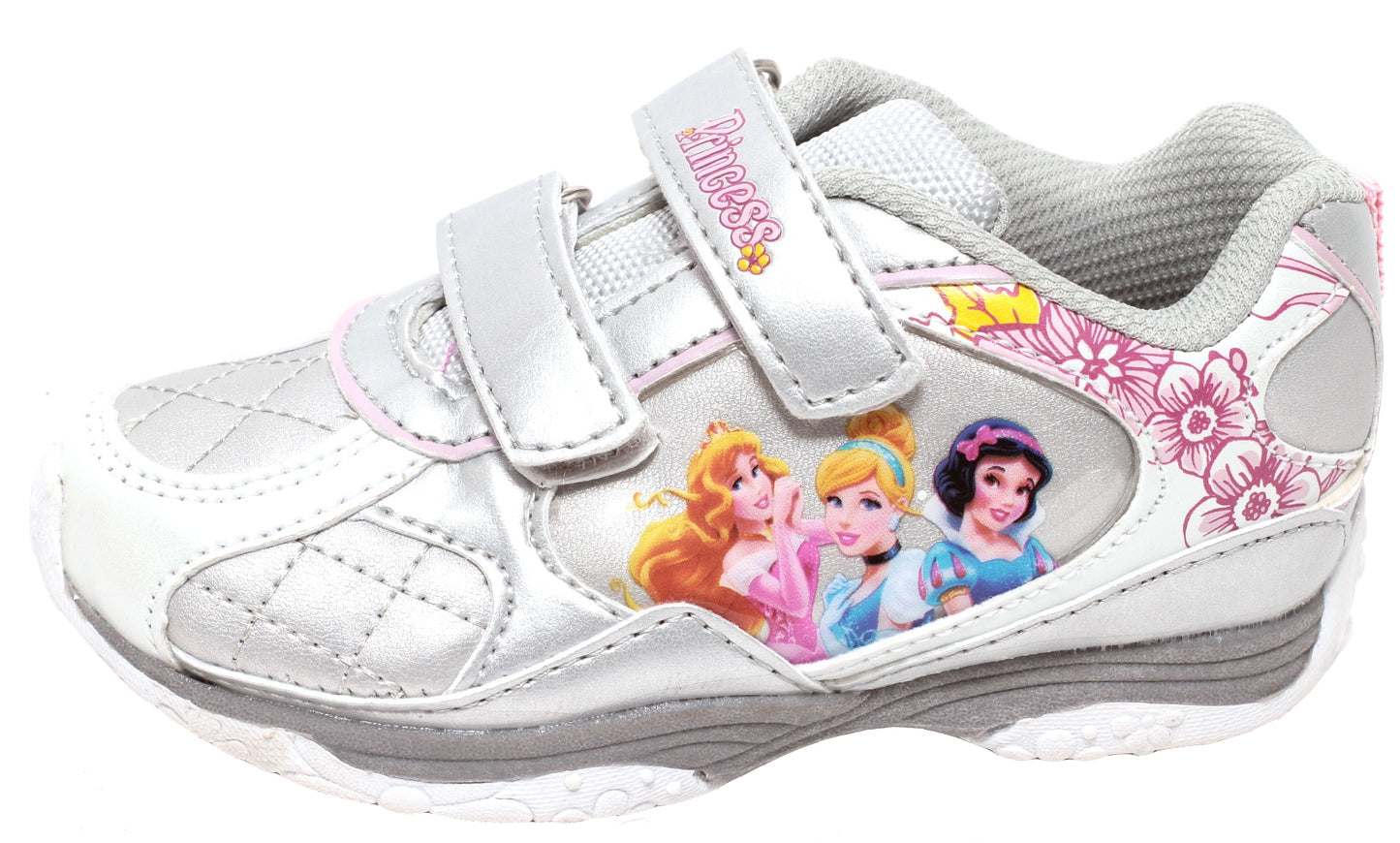 Disney Princess Mädchen Sneaker Freizeit Schuhe Prinzessin Kinderschuhe silber