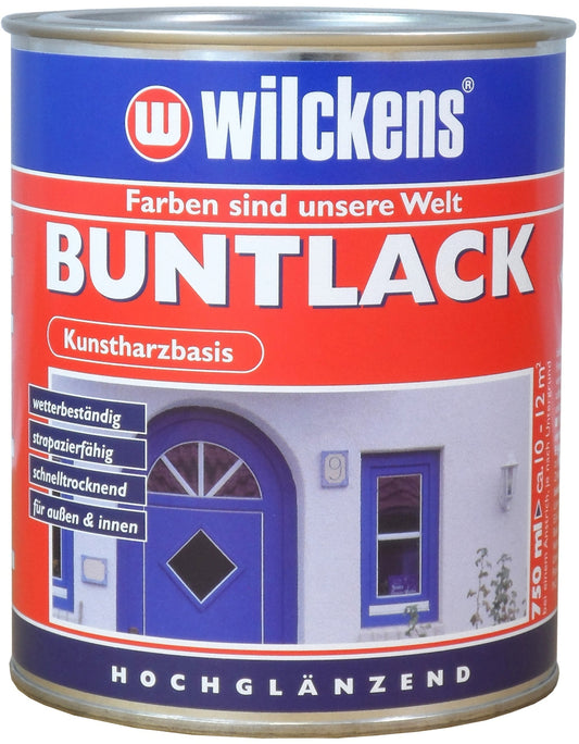 Wilckens 0,75l Buntlack hochglänzend Laubgrün Farblack Holzlack Metalllack Lack