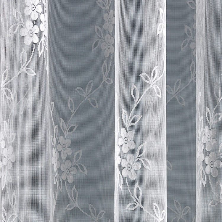 2x My Home Gardine Scheibengardine Fenster Vorhang Deko Store Weiß Fertigdeko