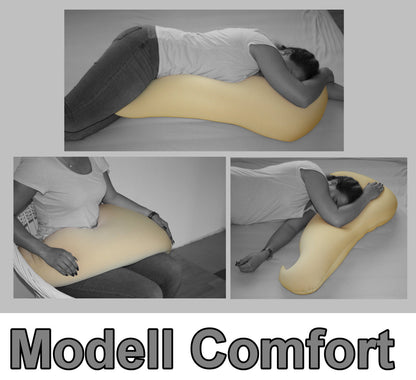 Hans Dorn Seitenschläferkissen 58/85cm Stillkissen Allergiker Nacken Kopf Kissen