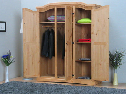 Kleiderschrank New Mexiko Mexico Holz Schlafzimmer Schrank Kiefer massiv