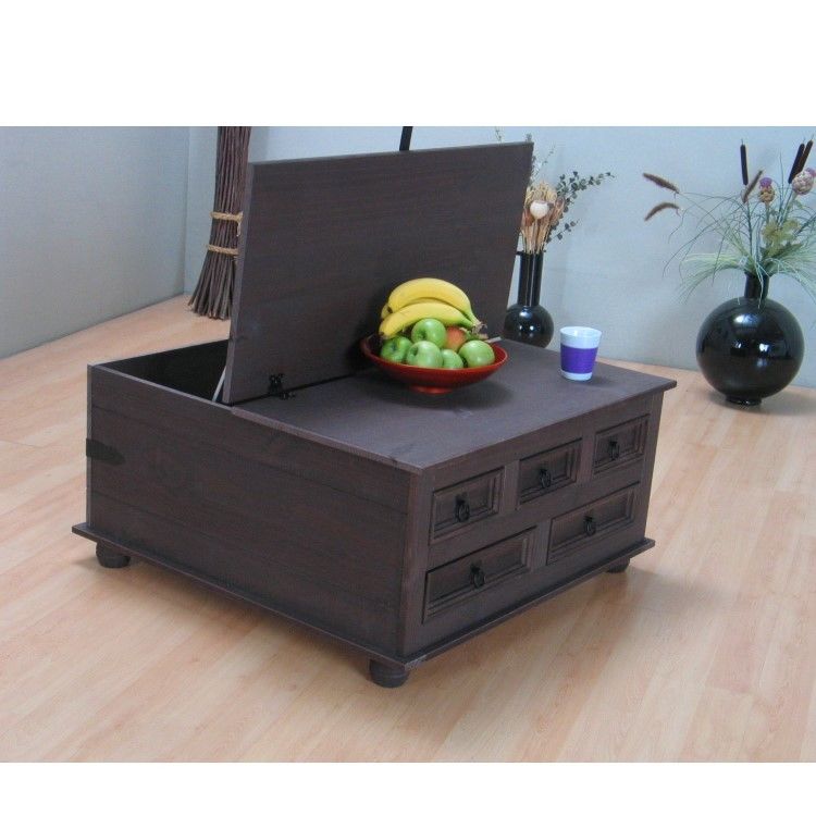 Wohnzimmertisch Couchtisch Truhentisch Holz New Mexico massiv Kiefer kolonial