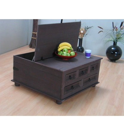 Wohnzimmertisch Couchtisch Truhentisch Holz New Mexico massiv Kiefer kolonial