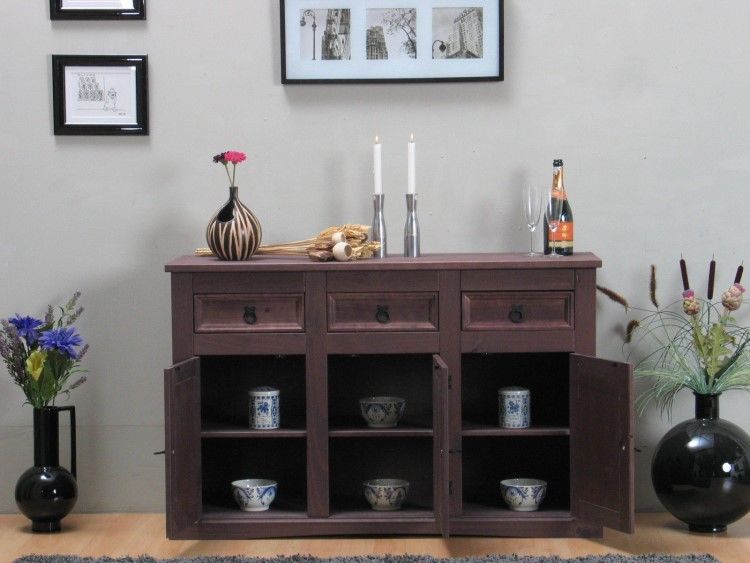 Sideboard "New Mexiko" Mexico 3+3 Anrichte Buffet Schrank Kommode kolonial