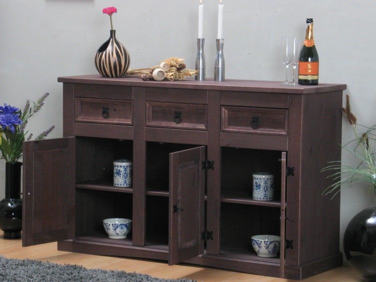 Sideboard "New Mexiko" Mexico 3+3 Anrichte Buffet Schrank Kommode kolonial