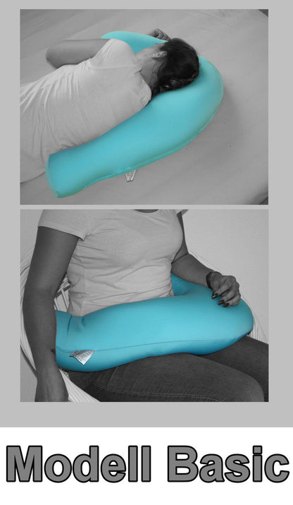 Hans Dorn Seitenschläferkissen 58/85cm Stillkissen Allergiker Nacken Kopf Kissen