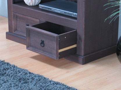 TV Hifi Tisch New Mexiko 2 Schubladen Fernsehschrank Multimedia Mexico kolonial