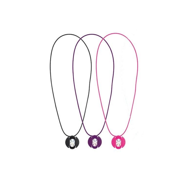 10x Energie Balance Hologramm Kette Halskette schwarz Silikonkette Wohlbefinden