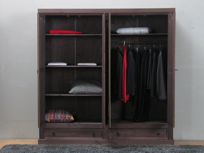 4tr Kleiderschrank New Mexiko Kiefer massiv Schlafzimmer Schrank Mexico kolonial