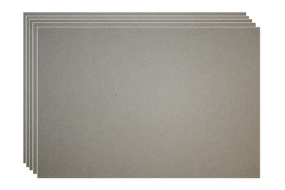 Graupappe 0,5mm Bastelpappe DIN A4/A5 Buchbinderpappe Pappe Graukarton Basteln